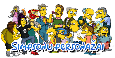 „Simpsonų“ veikėjai/personažai