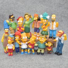 Simpsonų veikėjų statulėlės 14 vienetų
