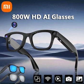 Xiaomi AI Akiniai - Xiaomi 800W Pixel“ išmanieji akiniai G300, dirbtinio intelekto HD filmavimas, vaizdo įrašymas, balso skambučių vertimo akiniai, fotochrominiai lęšiai