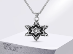 Vnox Hexagram ant kaklo pakabukas - Vnox Hexagram ant kaklo pakabukas